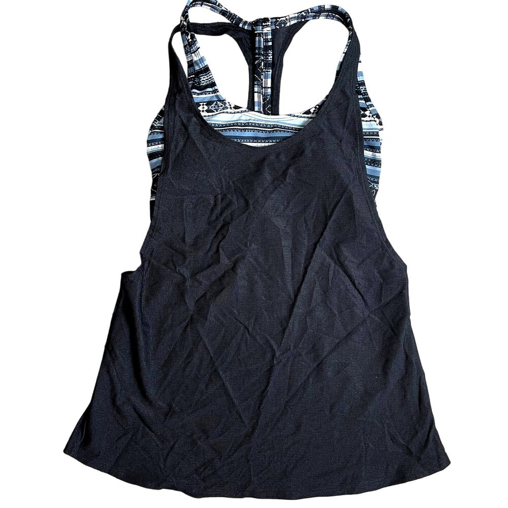 TYR Medium Support Innoko Harper 2n1 Tankini Swim Top Black Small 4/6  SAMPLE